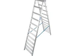 Krause Doppelleiter Stabilo 2 x 12 Stufen 280 cm x 75 cm x 235 cm