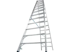 Krause Doppelleiter Stabilo 2 x 12 Stufen 280 cm x 75 cm x 235 cm