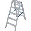 Krause Doppelleiter Stabilo 2 x 5 Stufen 120 cm x 50 cm x 105 cm