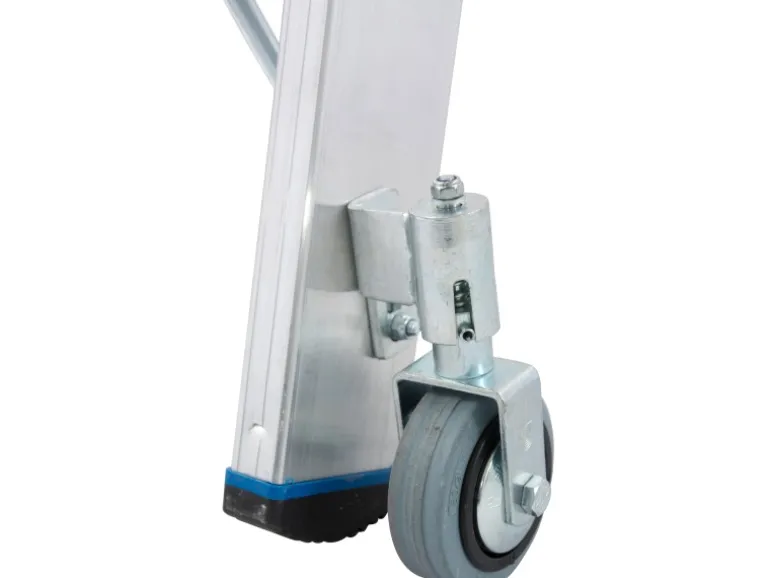 Krause Doppelleiter Stabilo 2 x 10 Stufen Fahrbar 235 cm x 82 cm x 197 cm