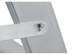 Krause Doppelleiter Stabilo 2 x 10 Stufen Fahrbar 235 cm x 82 cm x 197 cm