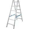 Krause Doppelleiter Stabilo 2 x 6 Sprossen 165 cm x 56 cm x 141 cm