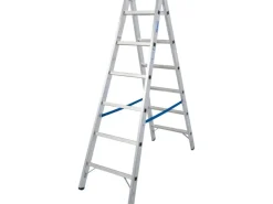 Krause Doppelleiter Stabilo 2 x 6 Sprossen 165 cm x 56 cm x 141 cm