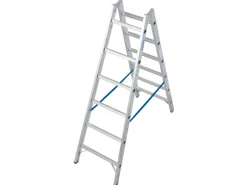 Krause Doppelleiter Stabilo 2 x 6 Sprossen 165 cm x 56 cm x 141 cm