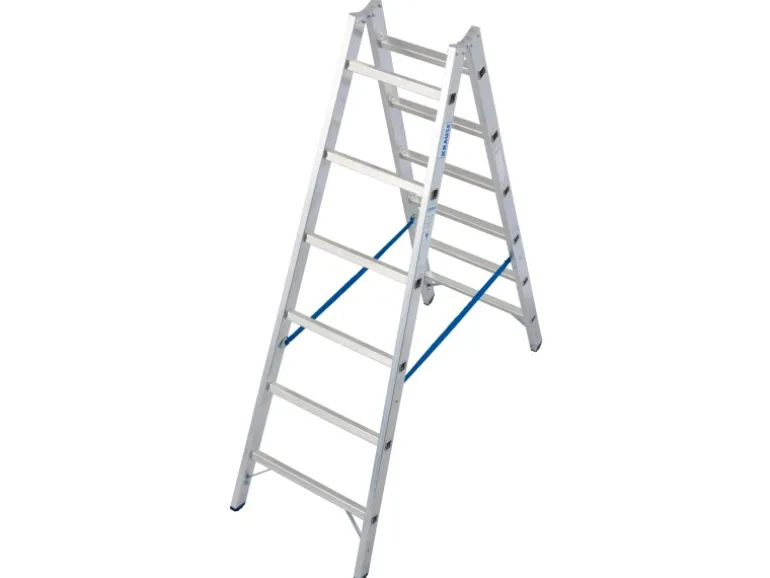 Krause Doppelleiter Stabilo 2 x 6 Sprossen 165 cm x 56 cm x 141 cm