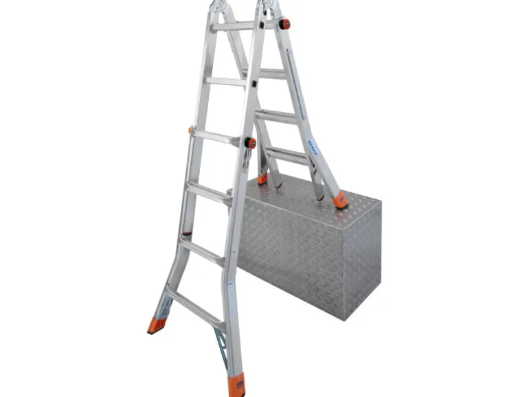 Krause Gelenk-Teleskopleiter Monto TeleMatic 4 x 4 Sprossen