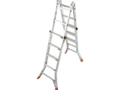 Krause Gelenk-Teleskopleiter TeleMatic 4 x 5 Sprossen 520 cm x 69 cm x 400 cm