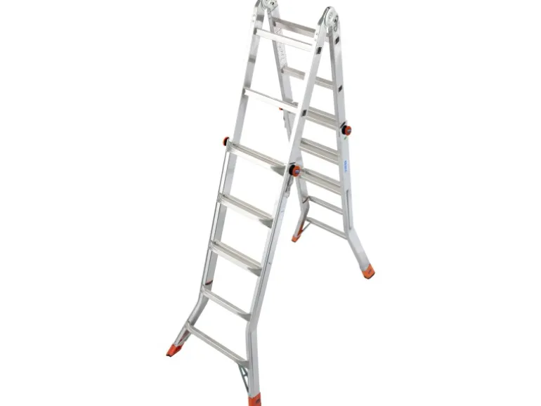 Krause Gelenk-Teleskopleiter TeleMatic 4 x 5 Sprossen 520 cm x 69 cm x 400 cm
