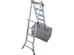 Krause Gelenk-Teleskopleiter TeleMatic 4 x 5 Sprossen 520 cm x 69 cm x 400 cm