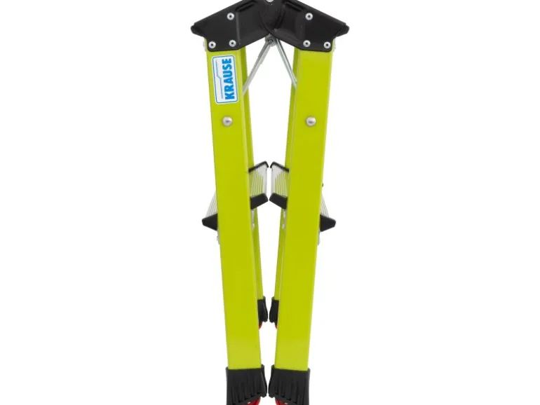 Krause Klapptritt Rolly Fahrbar 2 x 2 Stufen 45 cm x 40 cm x 50 cm Grün