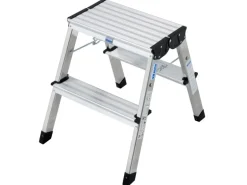 Krause Klapptritt Treppy 2 x 2 Stufen 45 cm x 40 cm x 50 cm Alu