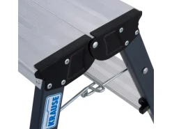 Krause Klapptritt Treppy 2 x 2 Stufen 45 cm x 40 cm x 50 cm Alu