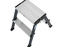 Krause Klapptritt Treppy 2 x 2 Stufen 45 cm x 40 cm x 50 cm Eloxiert