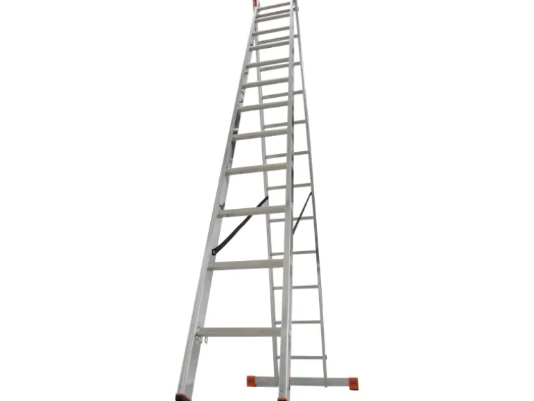 Krause Mehrzweckleiter Dubilo 2 x 12 Sprossen 585 cm x 97 cm x 157 cm