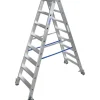 Krause Stabilo Stufen-Doppel-Leiter fahrbar 2 x 8 Stufen