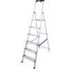 Krause Stehleiter Sepuro 6 Stufen 190 cm x 50 cm x 115 cm