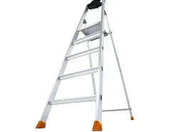 Krause Stehleiter Solido 5 Stufen 165 cm x 48 cm x 104 cm
