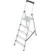 Krause Stehleiter Solidy 5 Stufen 165 cm x 47 cm x 96 cm