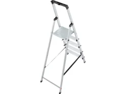Krause Stehleiter Solidy 5 Stufen 165 cm x 47 cm x 96 cm
