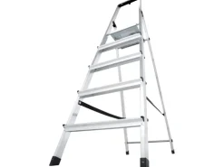 Krause Stehleiter Solidy 5 Stufen 165 cm x 47 cm x 96 cm