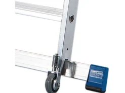 Krause Stehleiter Stabilo mit Traversen Fahrbar 8 Stufen 250 cm x 98 cm x 160 cm