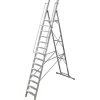 Krause Stufen-Stehlleiter mit großer Standplattform 14 Stufen