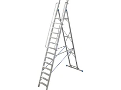 Krause Stufen-Stehlleiter mit großer Standplattform 14 Stufen