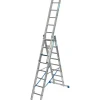 Krause Vielzweckleiter Stabilo +S 3 x 8 Sprossen/Stufen 490 x 97 x 183 cm