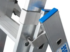 Krause Vielzweckleiter Stabilo +S 3 x 8 Sprossen/Stufen 490 x 97 x 183 cm
