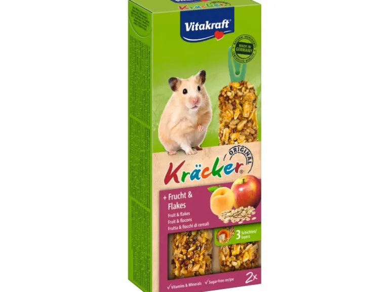 Kräcker Frucht & Flakes für Hamster 2 Stk.
