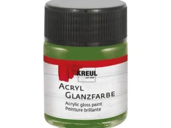 Kreul Acryl Farbe Glänzend Olivgrün 50 ml