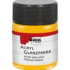 Kreul Acryl Farbe Glänzend Dunkelgelb 50 ml