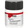 Kreul Acryl Farbe Glänzend Weiß 50 ml