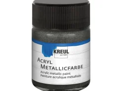 Kreul Acryl Farbe Metallic Anthrazit 50 ml