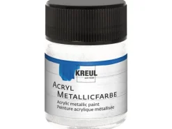 Kreul Acryl Farbe Metallic Perlmutt Weiß 50 ml