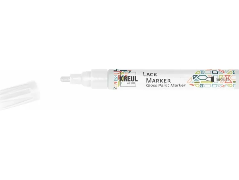 Kreul Lack Marker Medium Weiß