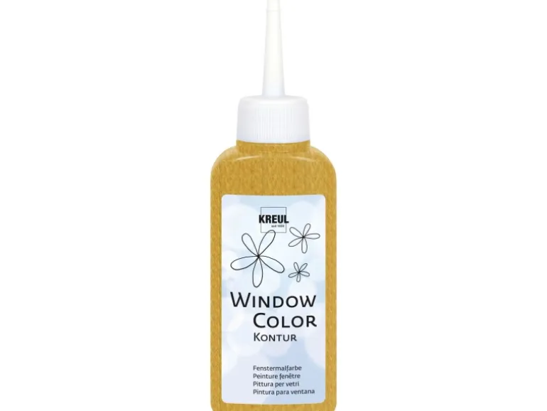 Kreul Window Color Konturenfarbe Gold 80 ml