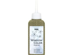 Kreul Window Color Konturenfarbe Glitzer-Gold 80 ml
