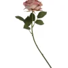 Kunstpflanze Rose Blush Bordeaux 38 cm