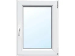 Kunststoff-Fenster 2-Fach Verglasung Weiß BxH 110 cm x 125 cm Anschlag Rechts