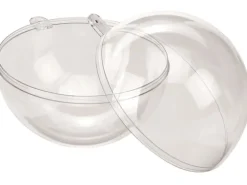 Kunststoff-Kugel teilbar 12 cm glasklar