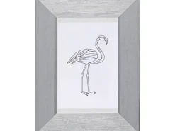 Kunststoffrahmen 10 cm x 15 cm Silber Metallic Look