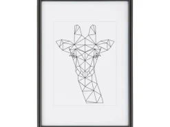 Kunststoffrahmen 21 cm x 29,7 cm Schwarz