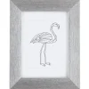 Kunststoffrahmen 13 cm x 18 cm Silber Metallic Look