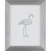 Kunststoffrahmen 18 cm x 24 cm Silber Metallic Look