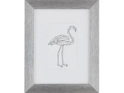 Kunststoffrahmen 18 cm x 24 cm Silber Metallic Look
