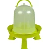 Kunststofftränke mit Standfüßen 1,5 l 22 cm x 19,5 cm x 19,5 cm