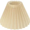 Lampenschirm Cotton Plissee 22 cm Natur
