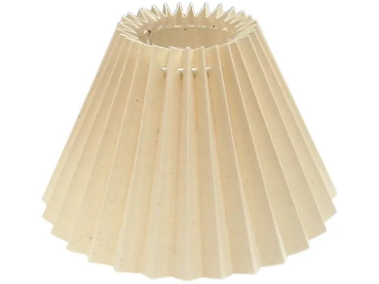 Lampenschirm Cotton Plissee 22 cm Natur