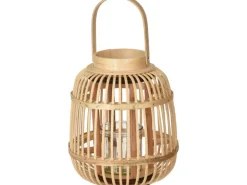 Laterne Bambus Ø 20 cm x 23 cm Natur